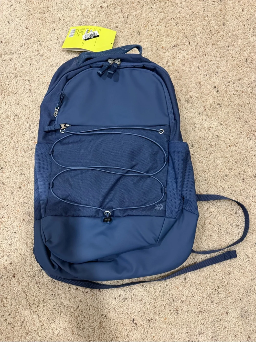 all in motion Navy Blue Kids Backpack with Front Bungee